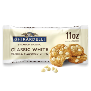 ghirardelli Classic White Vanilla Flavored Baking Chips 11 oz Bag